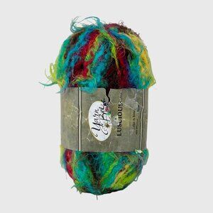 Yarn Bee Luscious Yarn Fudge Kisses 3.5oz 186yds Nylon Bright Color Turkey